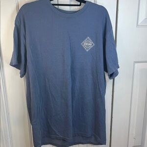 XL unisex Nature backs mountain outdoor minimalist blue tee t-shirt NWT